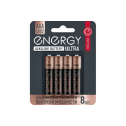  Батарейка алкалиновая Energy Ultra LR03/8B (АAА) 104979 