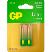  Батарейка GP Ultra Alkaline 15AUA21-2CRSBC2 AA (2шт) 