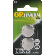  Батарейка GP Lithium CR2025 (2шт) блистер 
