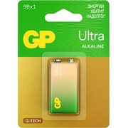  Батарейка GP Ultra Alkaline 1604AUA21-5CRSBC1 9V (1шт) блистер 