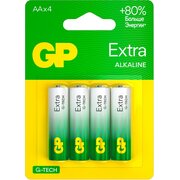 Батарейка GP Extra Alkaline 15AXA21-2CRSBC4 AA (4шт) блистер 