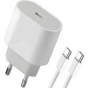  СЗУ DEFENDER UPA-121 (83222) 20W USB C кабель Type-C белый 