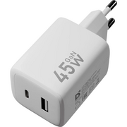  СЗУ DEFENDER UPA-145 (83245) 45W USB A+C белый 