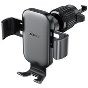 Автодержатель ACEFAST D38 Gravity Car Holder For Air Vent Metal Gray 