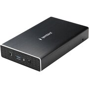  Внешний корпус Gembird EE3-U3S-1 USB 3.0 для 3.5" HDD/SSD Gembird, порт Type-A, SATA III, металл, чёрный 