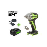  Гайковерт GreenWorks ударный GD24IW400 (3802907VUB) 1x4Ач, ЗУ 