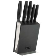  Набор ножей кухонных Rondell Katana RD-1359 компл. 6предм. с подставкой черный 