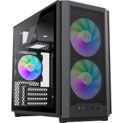  Корпус GameMax F36 BK без БП (Midi Tower, ATX, Черный, 1*USB Type-C, 3*120мм) 