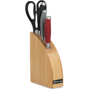  Набор ножей кухонных Rondell Dart RD-1358 компл. 5предм. подставка/ножницы черный/красный/серый 