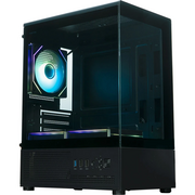  Корпус XASTRA Q300M 3ARGB-C6 Black (Q300M-3FM12A-C6) mATX/Aquarium/Screewless/ 3x120mm ARGB PWM FM fans/Argb+PWM Hub 6port 