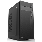  Корпус CBR E185 (PCC-ATX-E185-USB31-USB22-WPSU) ATX Miditower, без БП, 1*USB 3.0, 2*USB 2.0, HD Audio+Mic, Black 
