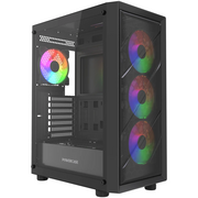  Корпус Powercase Mistral EA21 (CMAEA21-L4), Tempered Glass, 4x 120mm FRGB Fan, чёрный, ATX 