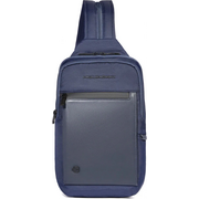  Рюкзак-слинг Piquadro Orion CA6625S136/BLU синий ткань 