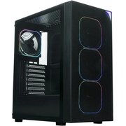  Корпус XASTRA A408 4ARGB Black (A408-4FG12A) ATX/Mesh/Screwless full-size TG / 4x120mm ARGB PWM FG fans 