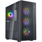  Корпус ATX SILVERSTONE Fara SST-FAR1B-PRO-V2 (G410FAR1BPRO022), Midi-Tower, без БП, черный 