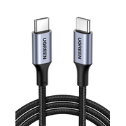  Кабель UGREEN US316 (20478) USB-C 2.0 to USB-C 2.0 5A Data Cable 0,5m Black 