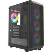  Корпус Powercase Mistral EA22 (CMAEA22-L4), Tempered Glass, 4x 120mm FRGB Fan, чёрный, ATX 