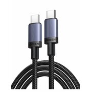  Кабель UGREEN L532 (65906) USB-C to USB-C PD Fast Charging Cable 240W Max. Длина 0,5м серый космос 