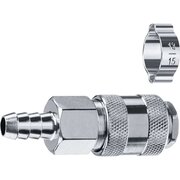  Переходник для пневмоинструмента Зубр 64917-10 серый 