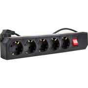  Сетевой фильтр АТЛАНТ 80030 ПВС 3х0,75 ГОСТ 3500Вт 5гнезд 5м с выключателем 