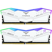  ОЗУ TEAMGROUP T-Force Delta RGB 32GB (FF4D532G6000HC38JDC01) (2x16GB) DDR5 6000MHz CL38 (38-46-46-84) 1.35V / White 