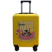  Чемодан для детей LATS 677 Кот желтый 