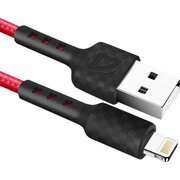  USB кабель DEFENDER F181 Lightning (87114RED) 1м, 2.4А red 