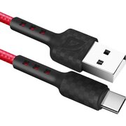  USB кабель DEFENDER F181 TypeC (87113RED) 1м, 2.4А red 