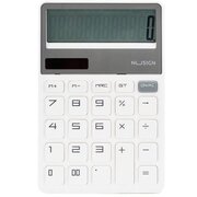  Калькулятор настольный Deli Nusign ENS042White белый 12-разр 