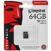  Карта памяти Kingston SDCIT2/64GBSP microSDXC 64Гб Class 10 UHS-I U3 V30 A1 TLC в режиме pSLC 
