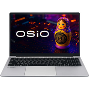  Ноутбук Osio FocusLine F150a-028 Ryzen 7 5700U 16Gb SSD512Gb Intel UHD Graphics 15" IPS FHD (1920x1080) Windows 11 Home grey WiFi BT Cam 6000mAh 