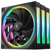  Вентилятор DEEPCOOL FL14-3 in 1 140x140x25мм (PWM, ARGB, черный, 500-1700об/мин) Color Box 
