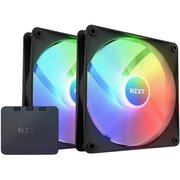  Кулер NZXT F140 RGB Core Twin Pack (RF-C14DF-B1) (140x140x25mm, 4-pin PWM, 89.48CFM, 32.5dBA, 1800RPM, Black, 2pcs) 