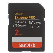  Карта памяти SanDisk Extreme Pro SDSDXXD-2T00-GN4IN SDXC 2TB UHS-I Class 3 (U3) V30 200/140 MB/s 