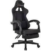  Кресло игровое Zombie 3 черный Neo Black крестов. пластик подст.для ног 