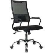  Кресло Бюрократ CH Balance SL черный Elastic-102 сетка/ткань крестов. металл хром 