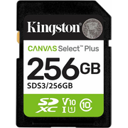  Карта памяти Kingston Canvas Select Plus SDS3/256GB SDXC 256GB V10 w/o adapter 