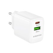  СЗУ BOROFONE BN29 Fuente PD30W+QC3.0 charger set C to C белый 