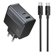  СЗУ HOCO CS74A Star Speed PD45W+QC3.0 charger set C to C черный 