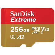  Карта памяти SanDisk Extreme SDSQXAV-256G-GN6XN microSDXC 256GB Class 10, UHS-I, W130, R 190 МБ/с 