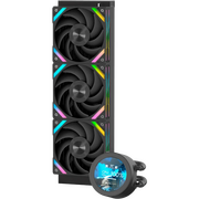  СВО SAMA Q70 (Q70-BKWAYNO3-G) Black (360mm, LED temp., ARGB/ Fans 3x120mm, 86CFM, 30dBA, 2600RPM) 