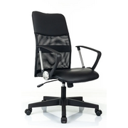  Кресло Бюрократ CH Omega Black сетка/ткань/экокожа 