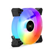  Вентилятор Exegate EX12025HM3PM.FRGB.5CSU (EX295966RUS) 12В DC с подсветкой (120x120x25 мм, Hydraulic bearing (гидродинамический), 3pin+Molex) 