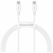  Кабель Baseus CATYS-B02 Superior Series Fast Charging Data Cable Type-C to Type-C 100W 1m White 