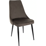  Стул Бюрократ CH-K4_1/HL74 коричневый Holland 74 металл черный на ножках 