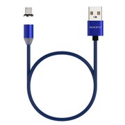  Кабель Maxvi MCm-01M blue USB-A-microUSB, 2A 