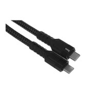 Дата-кабель HOCO U110 Type-C to Type-C 60W черный 