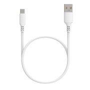 Кабель Maxvi MC-A01 plus white USB-A-microUSB, 2A 