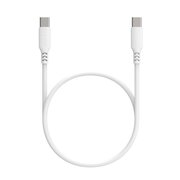  Кабель Maxvi MC-A20 white Type-C-Type-C, 2A 