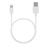  Кабель Maxvi MC-03 white USB-A-Lightning 